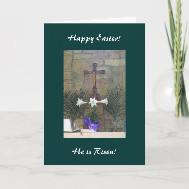 Happy Easter Greeting Card (Front)