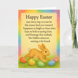 Happy Easter Greeting Card