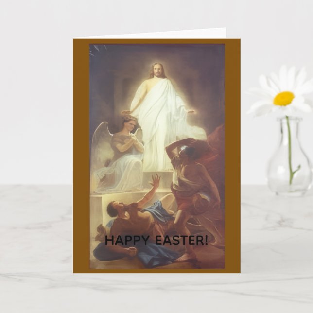 Happy Easter Greeting Card (Small Plant)