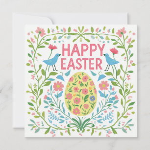 "Happy Easter" greeting card