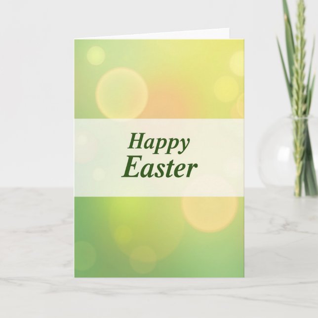 Happy Easter Greeting Card (Front)