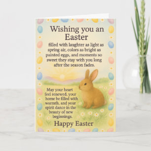 Happy Easter Greeting Card
