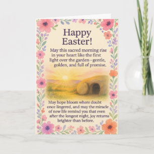 Happy Easter Greeting Card