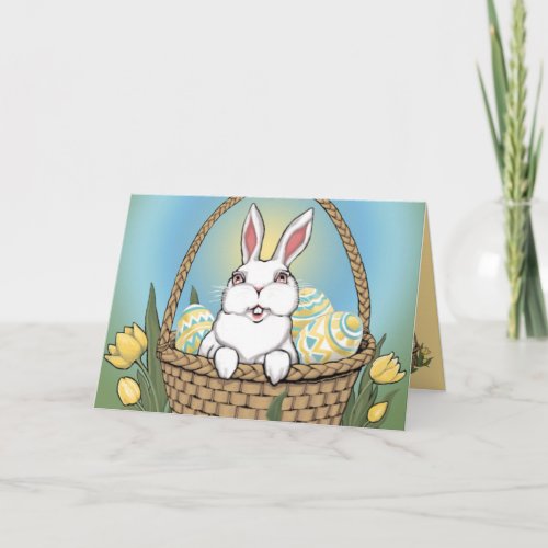 Happy Easter Greeting Card Custom Bunny Cards