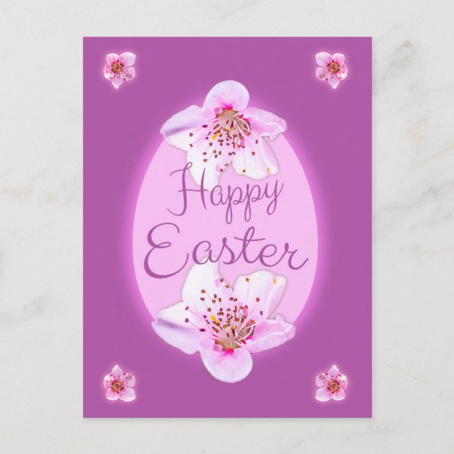 Happy Easter greeting card for friends and family (Front)