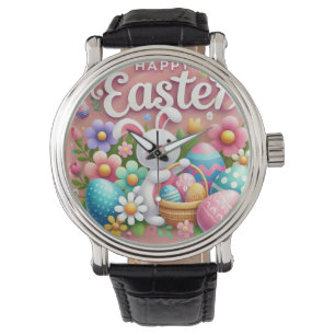 "Happy Easter Hand Watch Design - Celebrate the Se