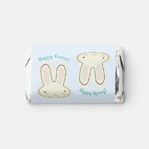 Happy Easter Happy Spring cute bunny funny Hershey's Miniatures