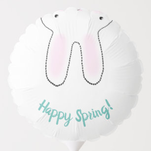 Happy Easter Happy Spring cute Easter Bunny funny Balloon