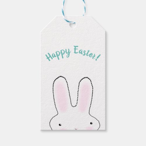 Happy Easter Happy Spring cute Easter Bunny funny Gift Tags