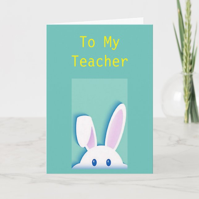 HAPPY EASTER, HAPPY SPRING, HAPPY EVERYTHING CARD (Front)