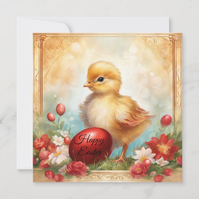 Happy Easter Holiday Card (Front)