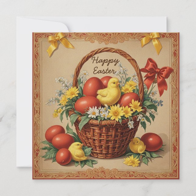 Happy Easter Holiday Card (Front)