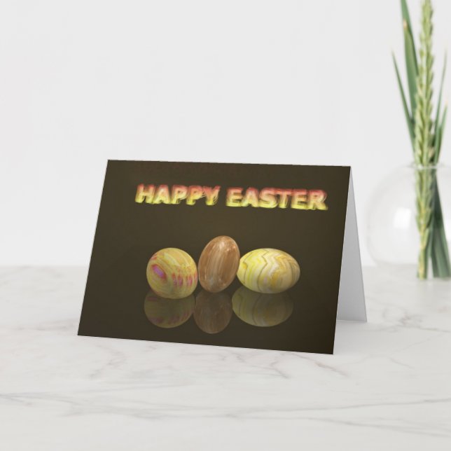 Happy Easter Holiday Card (Front)