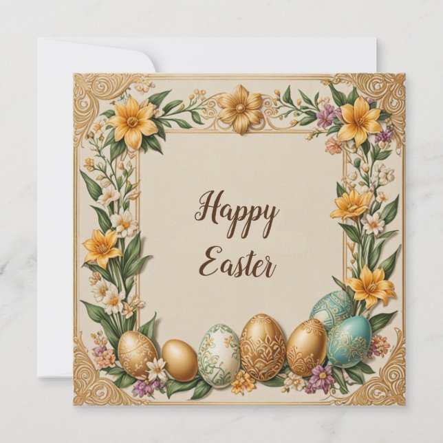 Happy Easter  Holiday Card (Front)