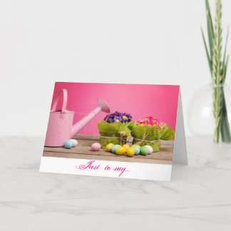 happy easter! holiday card