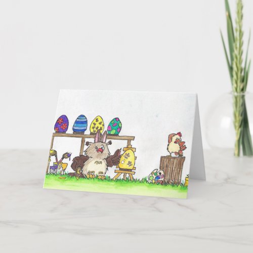 Happy Easter Holiday Card