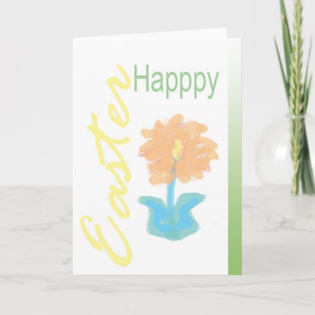 Happy Easter Holiday Card (Front)
