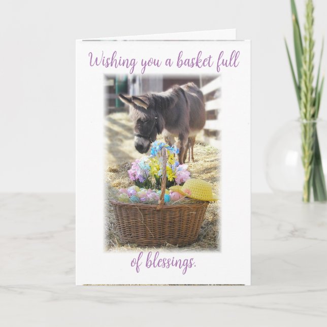 "Happy Easter" Holiday Card (Front)