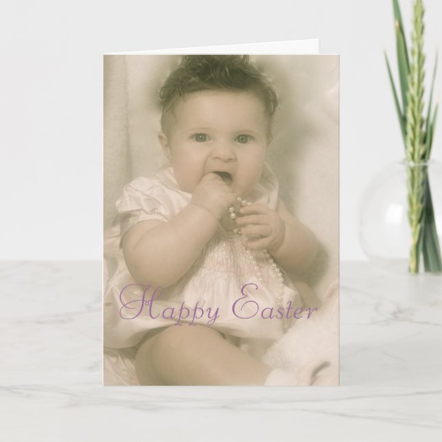 Happy Easter Holiday Card (Front)