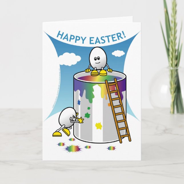 Happy Easter Holiday Card (Front)