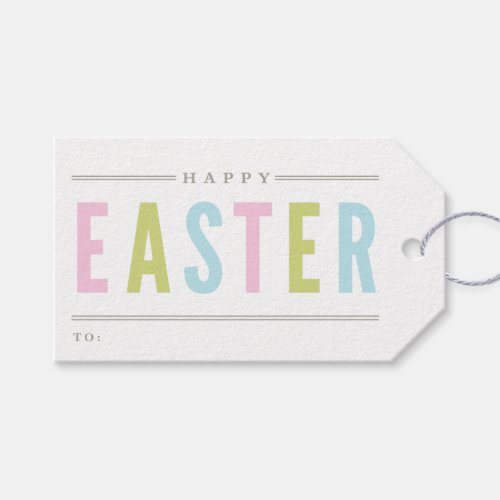 Happy Easter  Holiday  Gift Tags