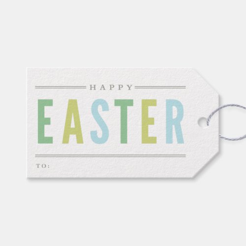 Happy Easter  Holiday gift tags Pack of gift tags