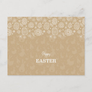 Happy Easter Holiday Postcard