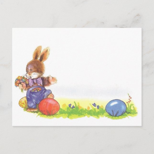 Happy Easter Holiday Postcard (Front)