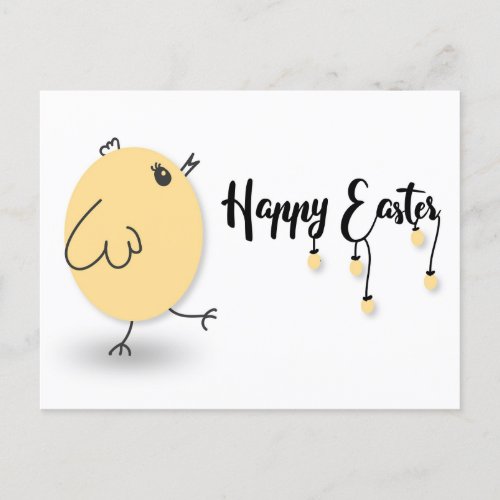 Happy Easter  Holiday Postcard