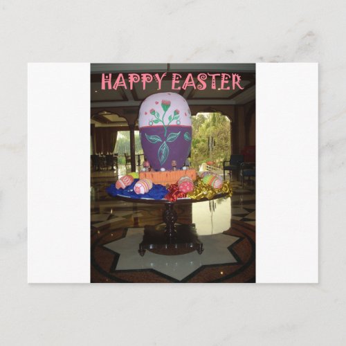 Happy Easter Holiday Postcard