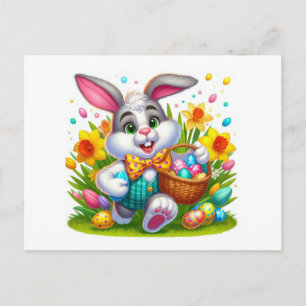 Happy Easter Holiday Postcard