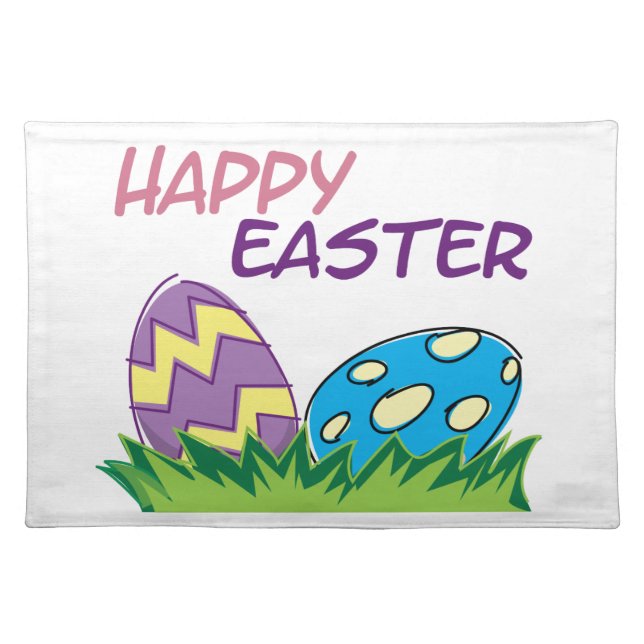 Happy Easter Home Decorations Placemat (Front)