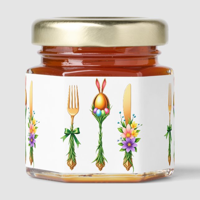 Happy Easter! Honey Jar Favors (Front)