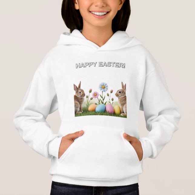 happy easter hoodie (Front)