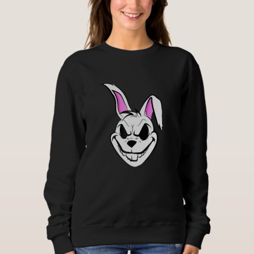 Happy Easter Horror Bunny For Women Men Sweatshirt