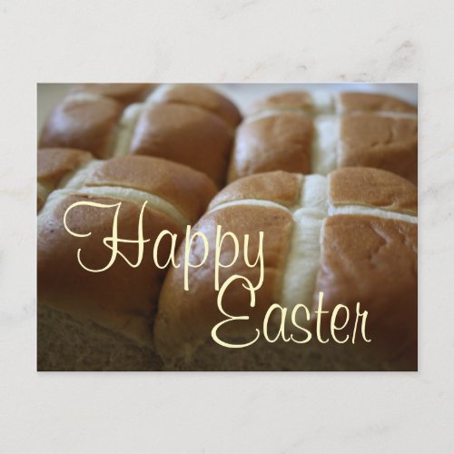 Happy Easter Hot Cross Buns Postcards