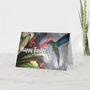 Happy Easter, HUMMING BIRD card