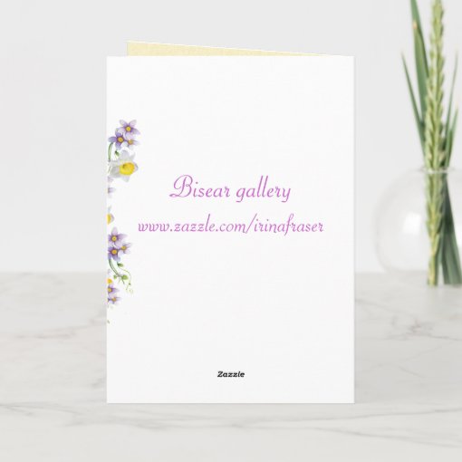 Happy easter in russian with eggs cake and candle holiday card zazzle