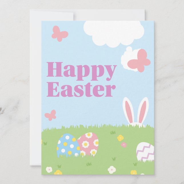 Happy Easter Invitation (Front)