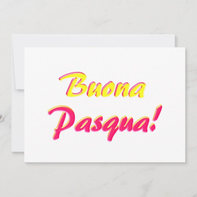 Happy Easter invitation (Front)