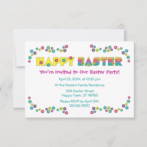 Happy Easter Personalized Announcements