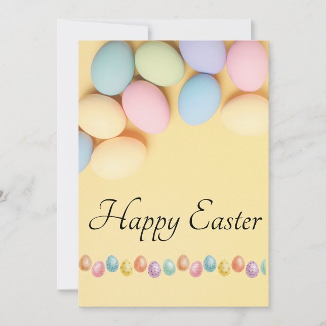 Happy Easter  Invitation (Front)