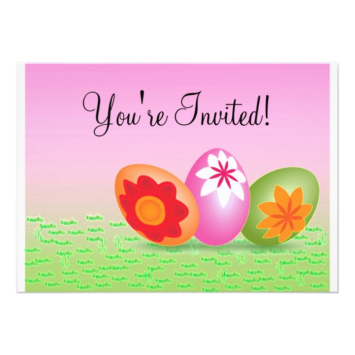 HAPPY EASTER INVITATION