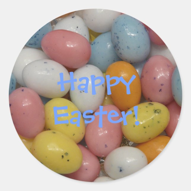 Happy Easter Jellybean Sticker (Front)