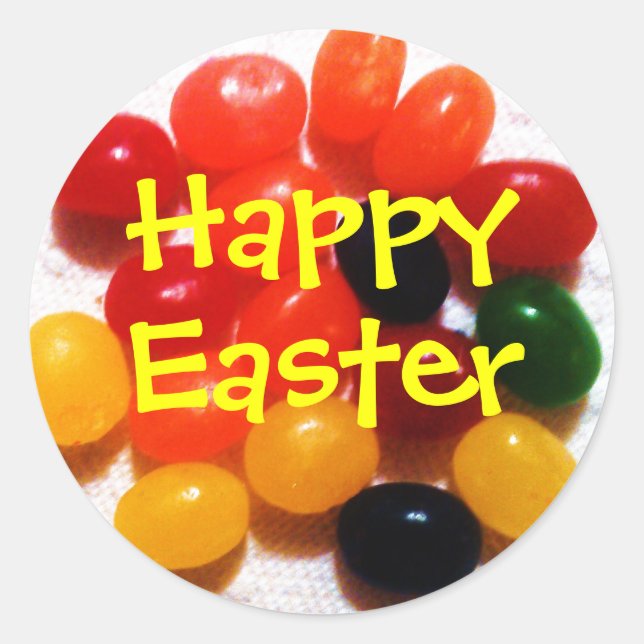 HAPPY EASTER JELLYBEAN stickers (Front)