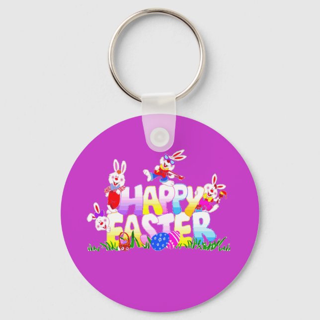 Happy Easter Keychain (Front)