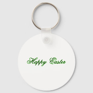 Happy Easter l Green The MUSEUM Zazzle Gifts Keychain