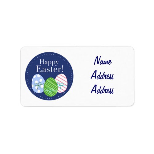 Happy Easter Label