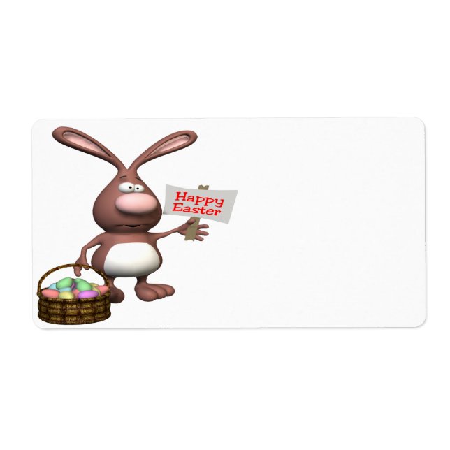 Happy Easter Label (Front)