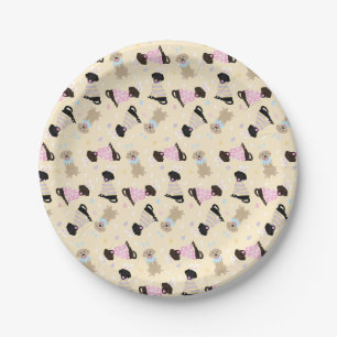 Happy Easter Labrador Retriever Dogs Paper Plates